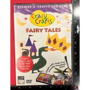 2004 Crazy Crafts Fairy Tales DVD Kit With Activity Guide CAS-DV-44011